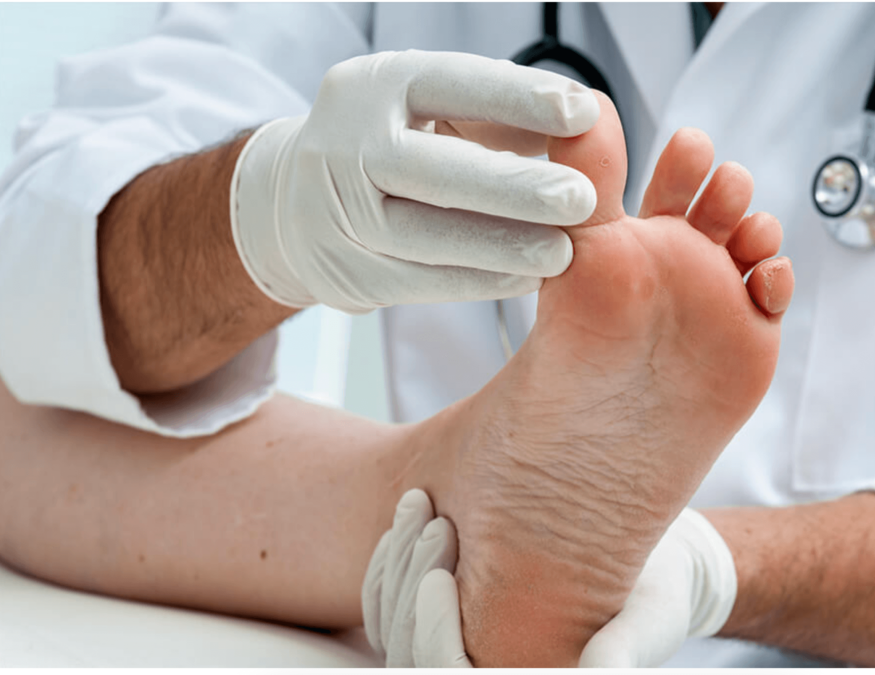 Diabetic foot examination and care